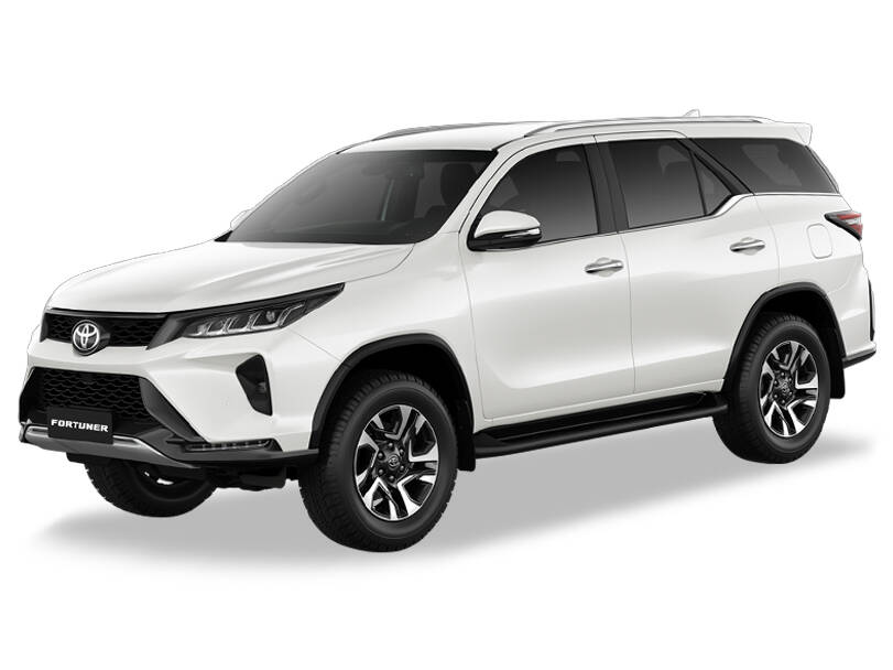 Toyota Fortuner SUV available for rental